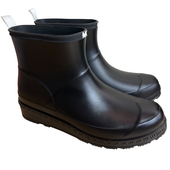 Michael Kors Mac Rain Bootie Black Women’s Size 11 M - Picture 1 of 9